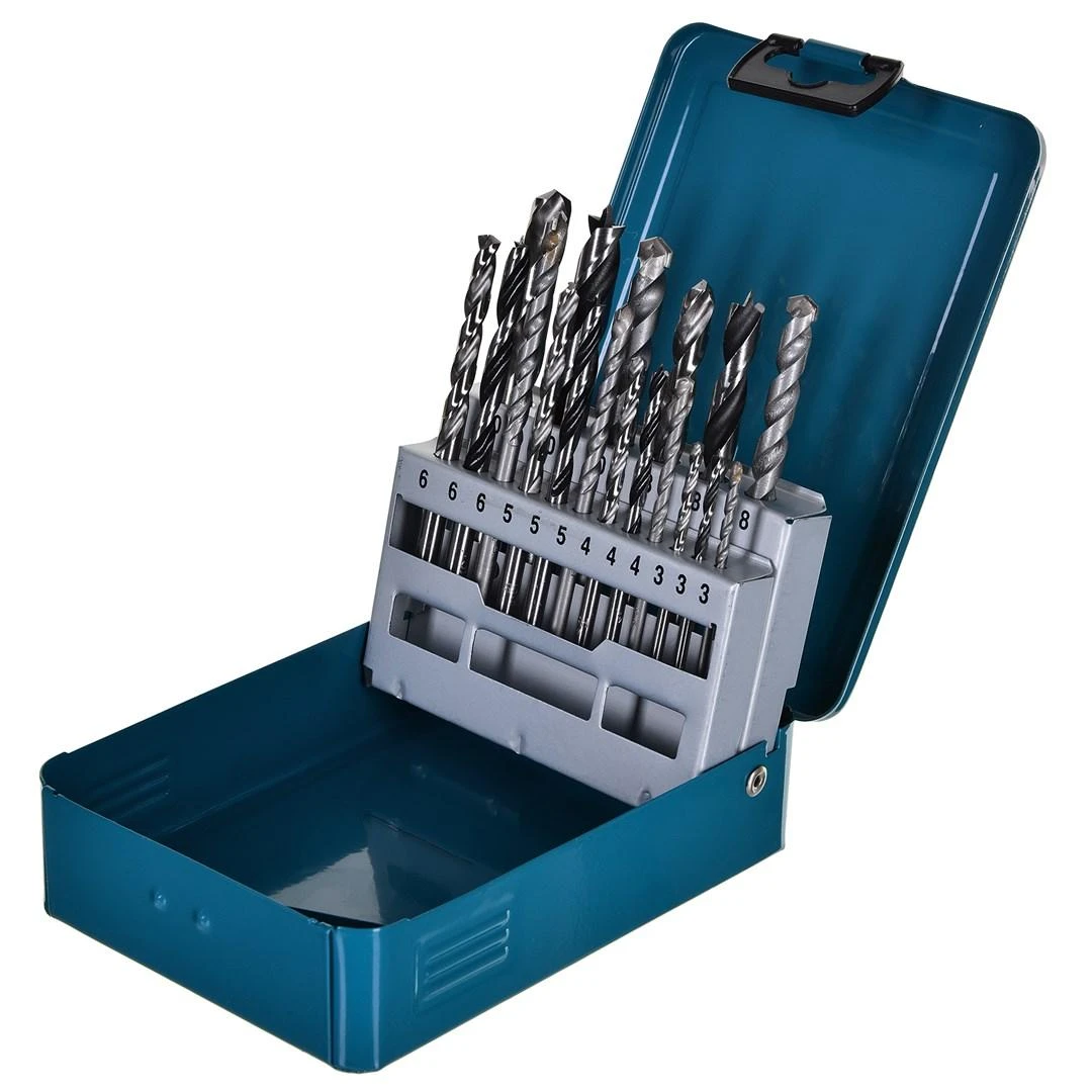 Makita sukimo antgalių ir grąžtų rinkinys 62 vnt. B-53908 MAKPAC lagamine