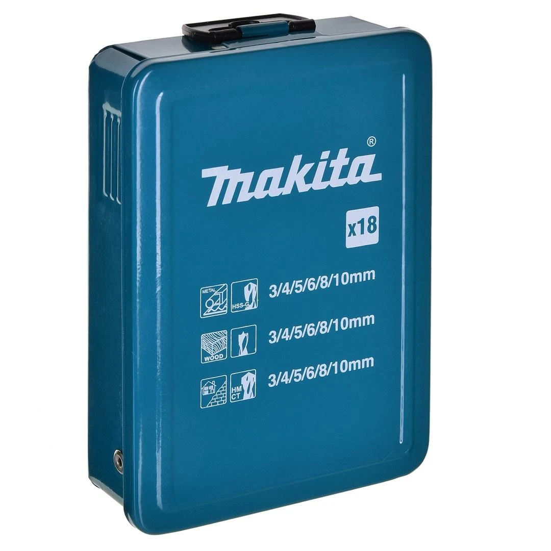 Makita sukimo antgalių ir grąžtų rinkinys 62 vnt. B-53908 MAKPAC lagamine