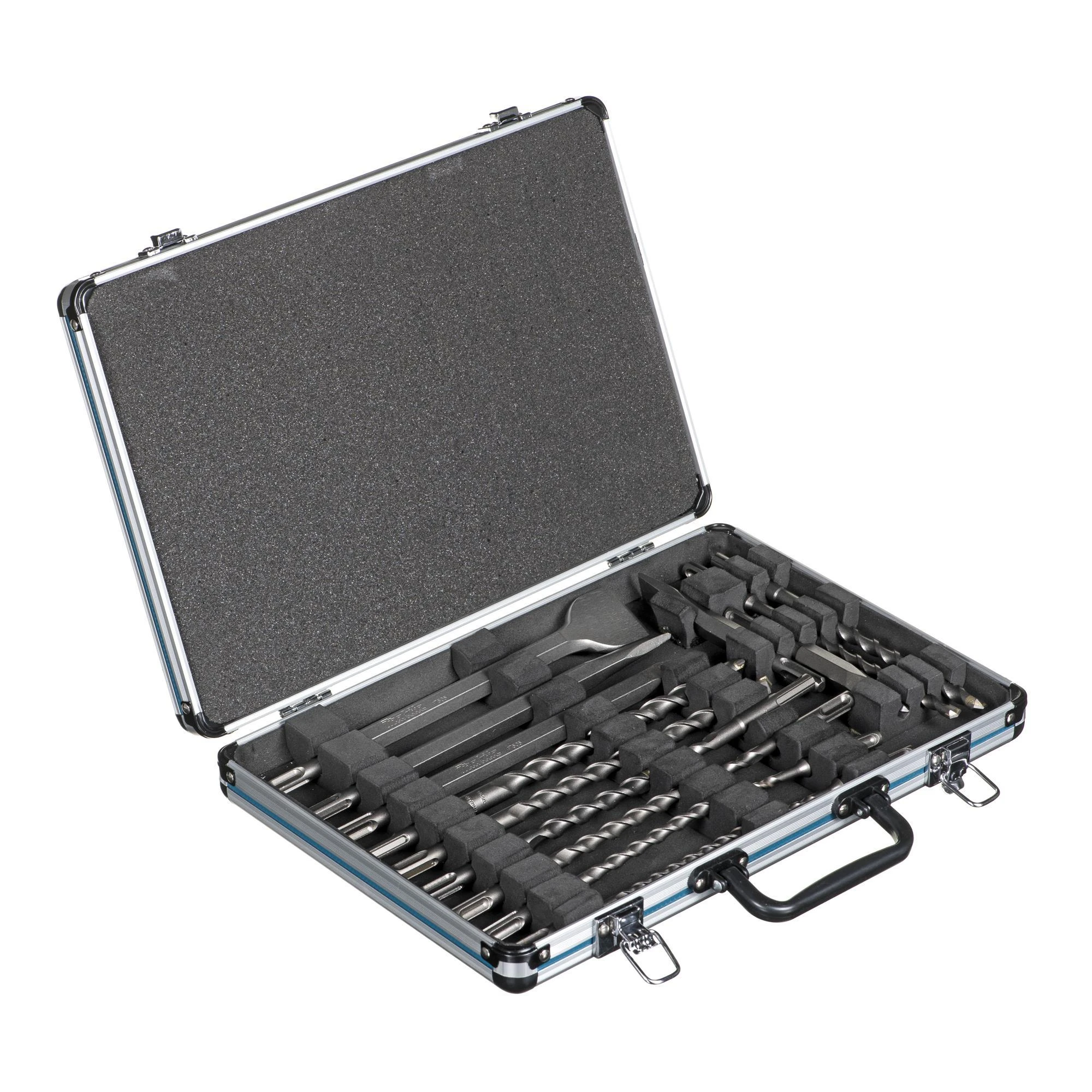 Grąžtas 17 dalių grąžtų rinkinys Makita D-42444; SDS-Plus