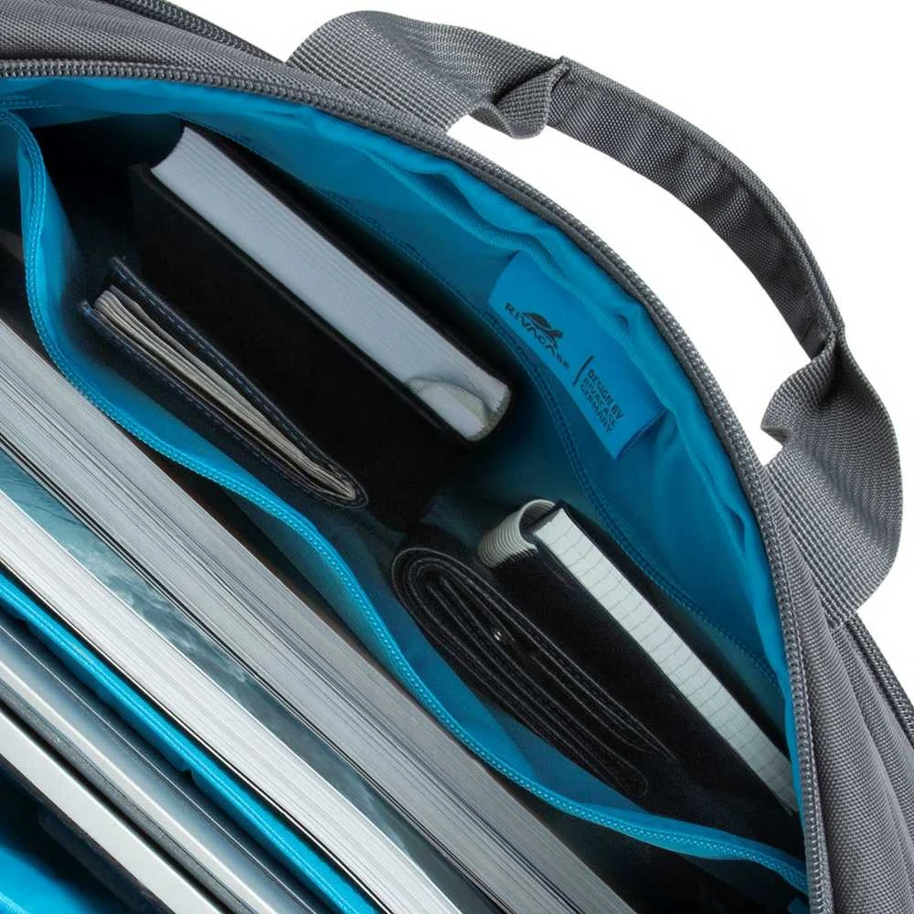 Dėklas RIVACASE 7531 pilkas Alpendorf-ECO Nešiojamas kompiuteris bag 15.6-16"