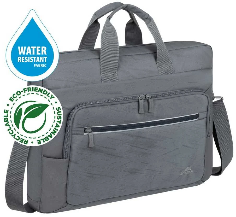 Dėklas RIVACASE 7531 pilkas Alpendorf-ECO Nešiojamas kompiuteris bag 15.6-16"