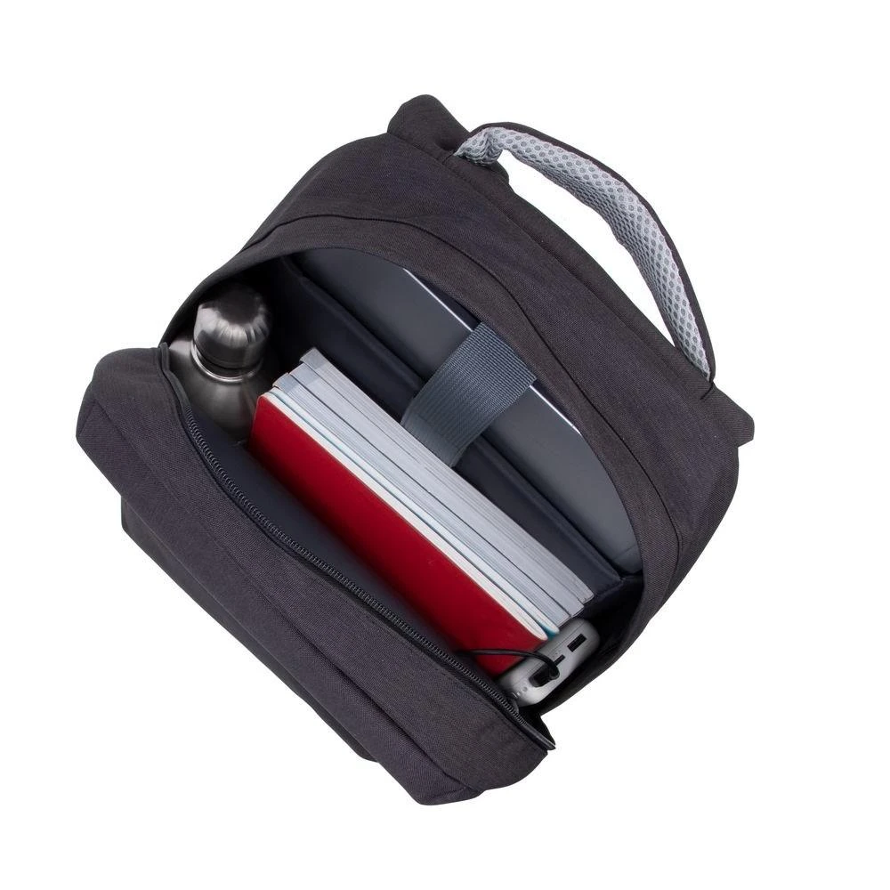 Rivacase nešiojamojo kompiuterio kuprinė 15,6 "prater, 15l, juoda, apsauganti nuo vagystės. Neperšlampama medžiaga, usb tarpiklis