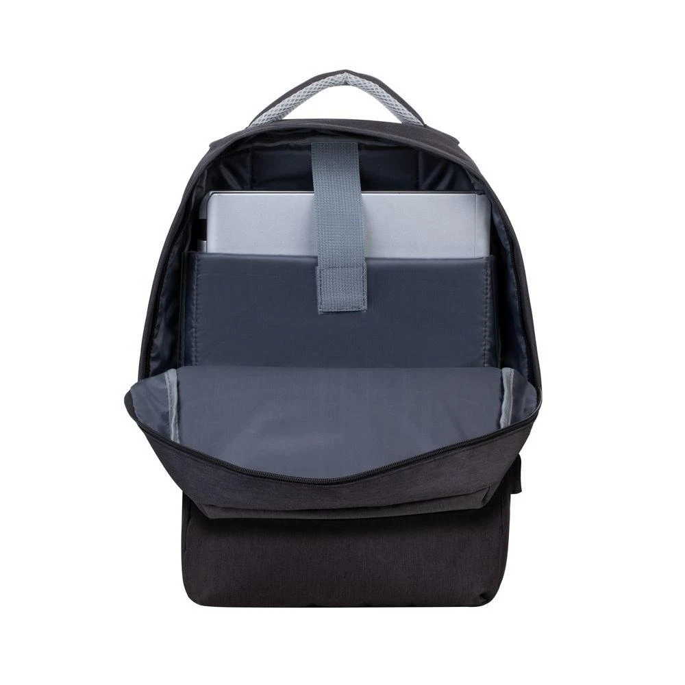 Rivacase nešiojamojo kompiuterio kuprinė 15,6 "prater, 15l, juoda, apsauganti nuo vagystės. Neperšlampama medžiaga, usb tarpiklis