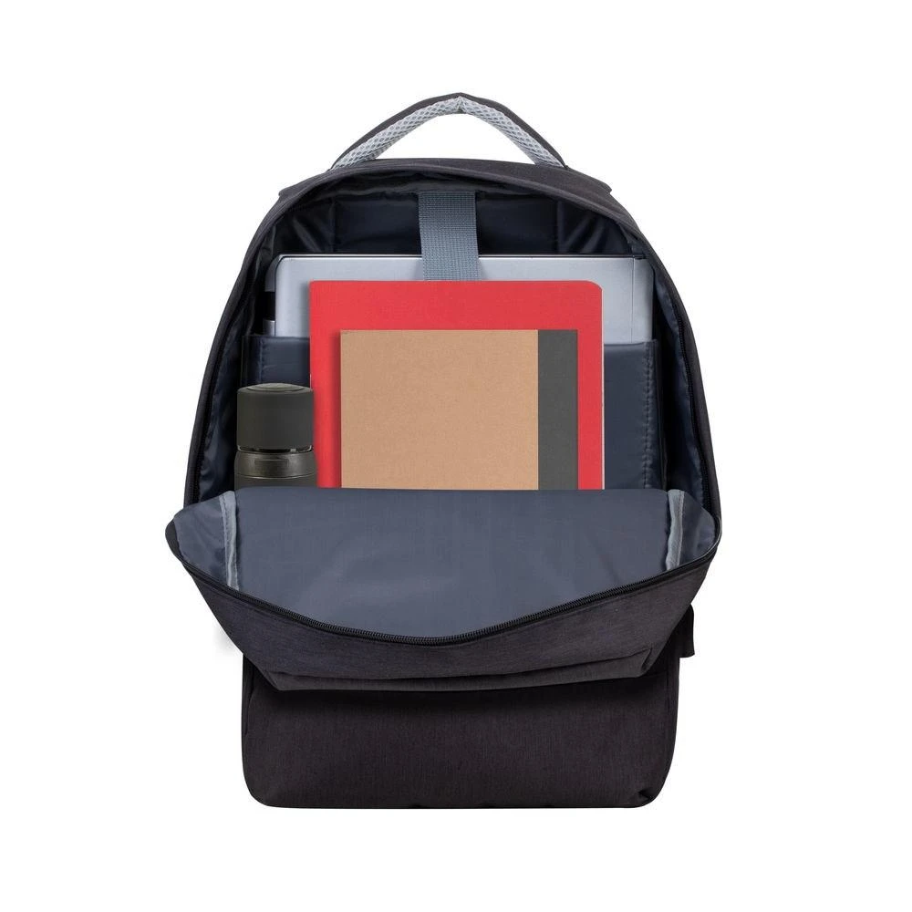 Rivacase nešiojamojo kompiuterio kuprinė 15,6 "prater, 15l, juoda, apsauganti nuo vagystės. Neperšlampama medžiaga, usb tarpiklis