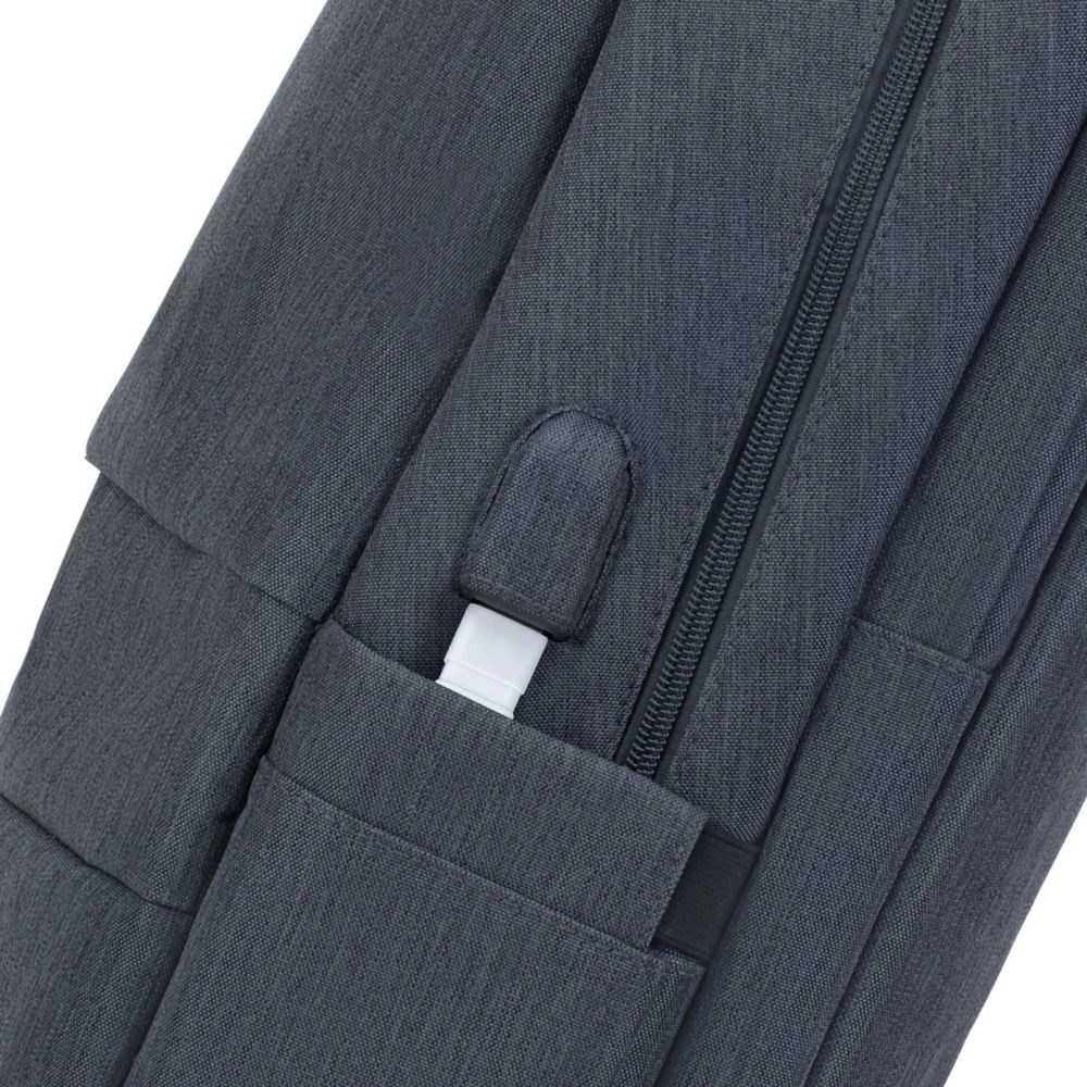 Rivacase Kuprinė Riva 7567 dark pilkas anti-theft 17.3