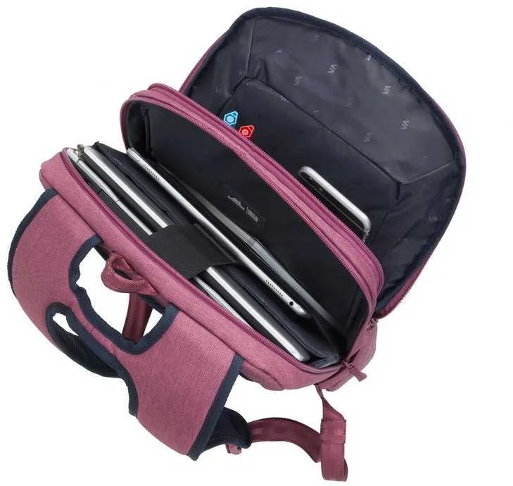 Rivacase 7760 kuprinė nešiojamam kompiuteriui iki 15.6" (raudona)