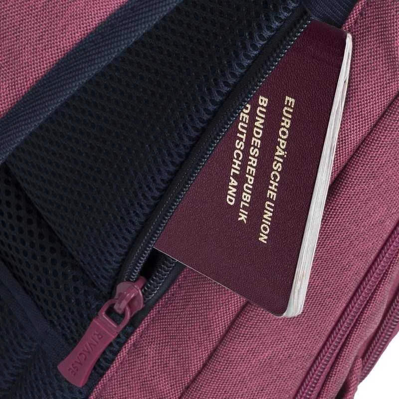 Rivacase 7760 kuprinė nešiojamam kompiuteriui iki 15.6" (raudona)