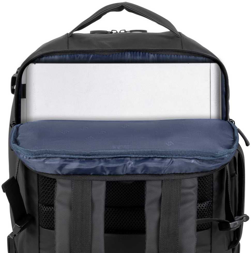 Kuprinė RivaCase do notebooka 17,3" ECO Tegel 8465, juoda ...