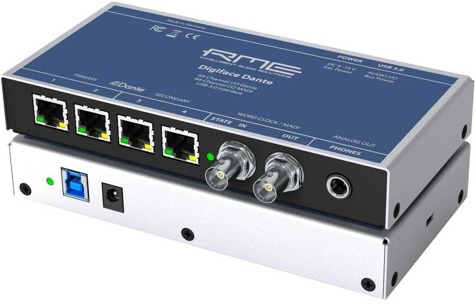 RME Digiface Dante - USB 3.0 garso sąsaja