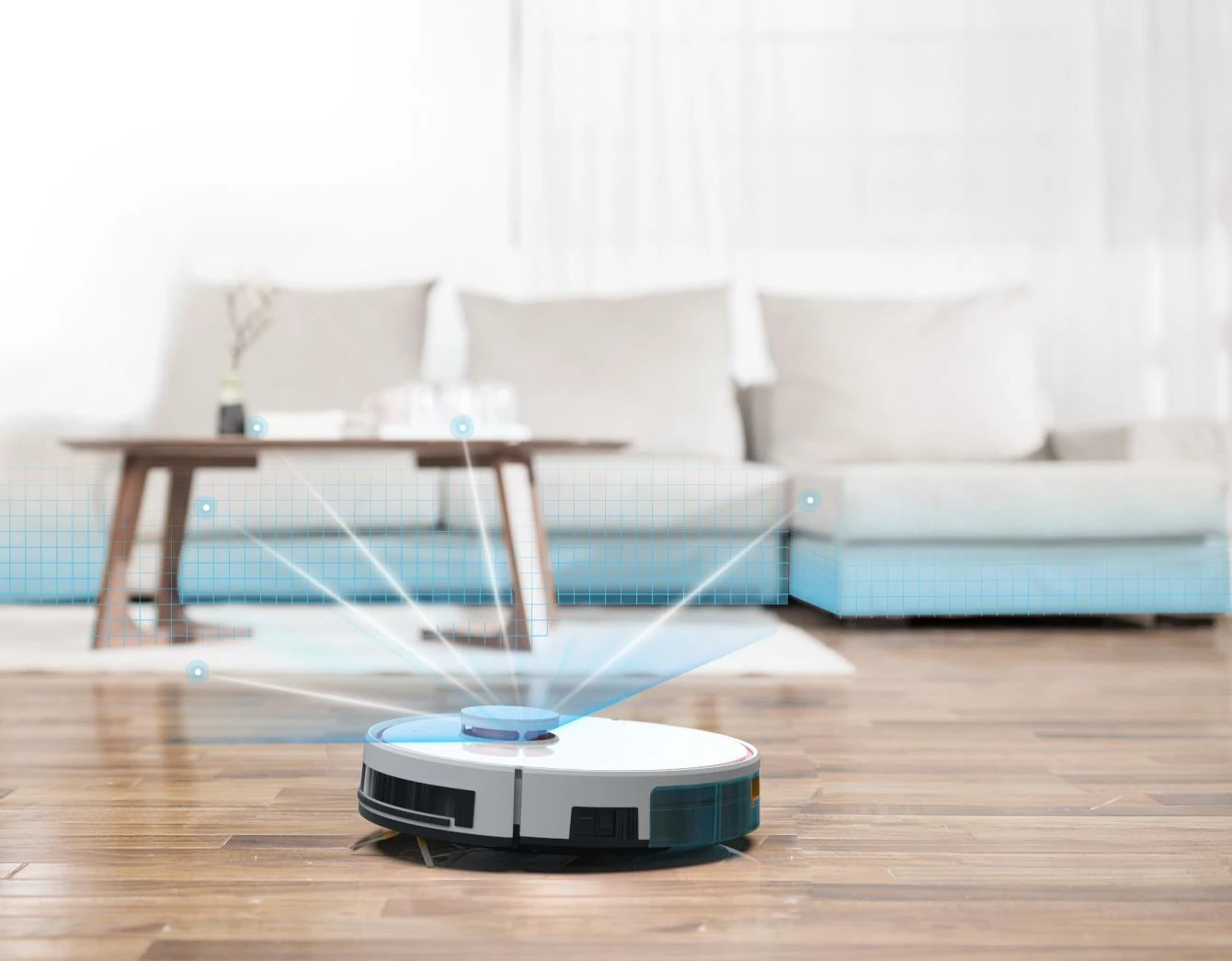 Dulkių siurblys - robotas Mamibot ExVac880 Wisor, Baltas