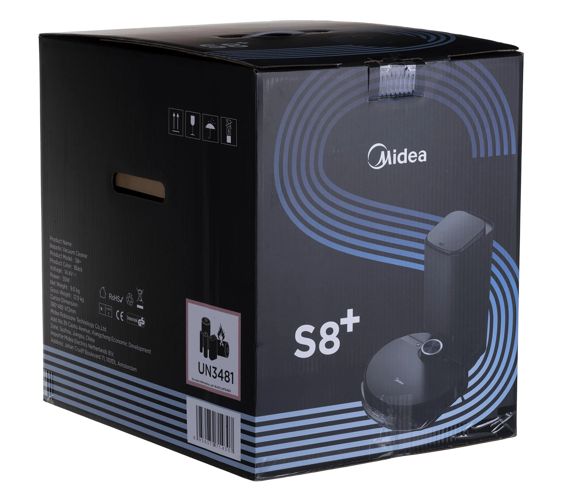 Dulkių siurblys - robotas Midea S8+, Juodas