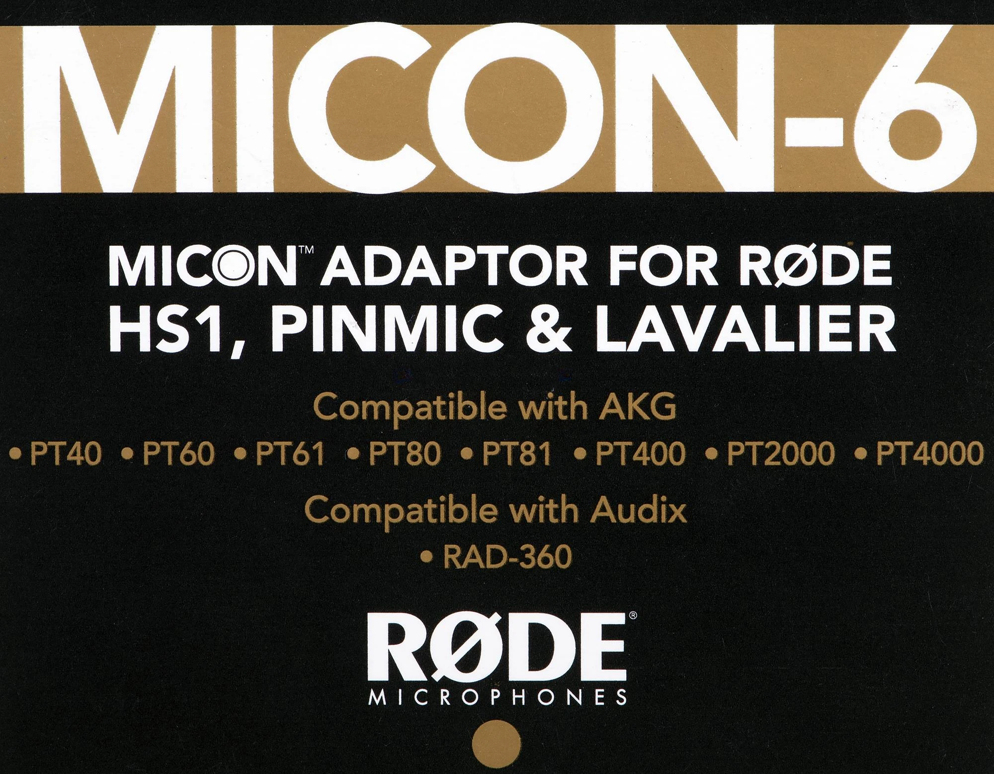 Rode RODE MiCon6 - Adapteris mikrofonui