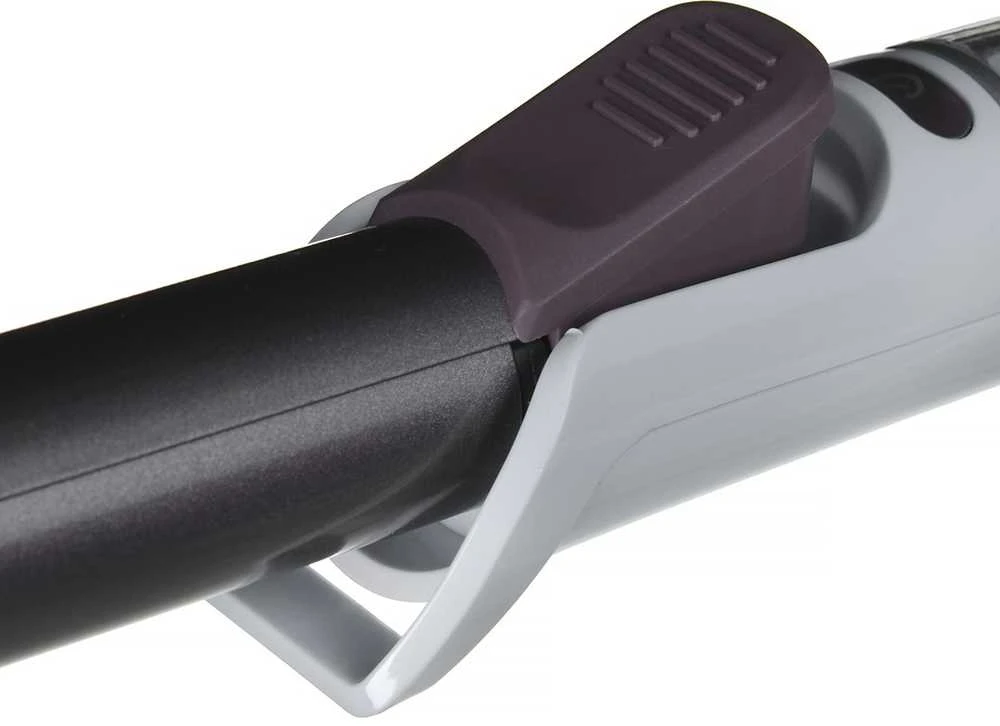 Rowenta Hair Suktukas CF3460F0 Keraminė šildymo sistema, Statinės skersmuo 25 mm, Temperatūra (min) 130 °C, Temperatūra (maks.) 200 °C, Šildymo lygių skaičius 8, Ekranas LCD, Snow baltas/metal cinamono rožinė