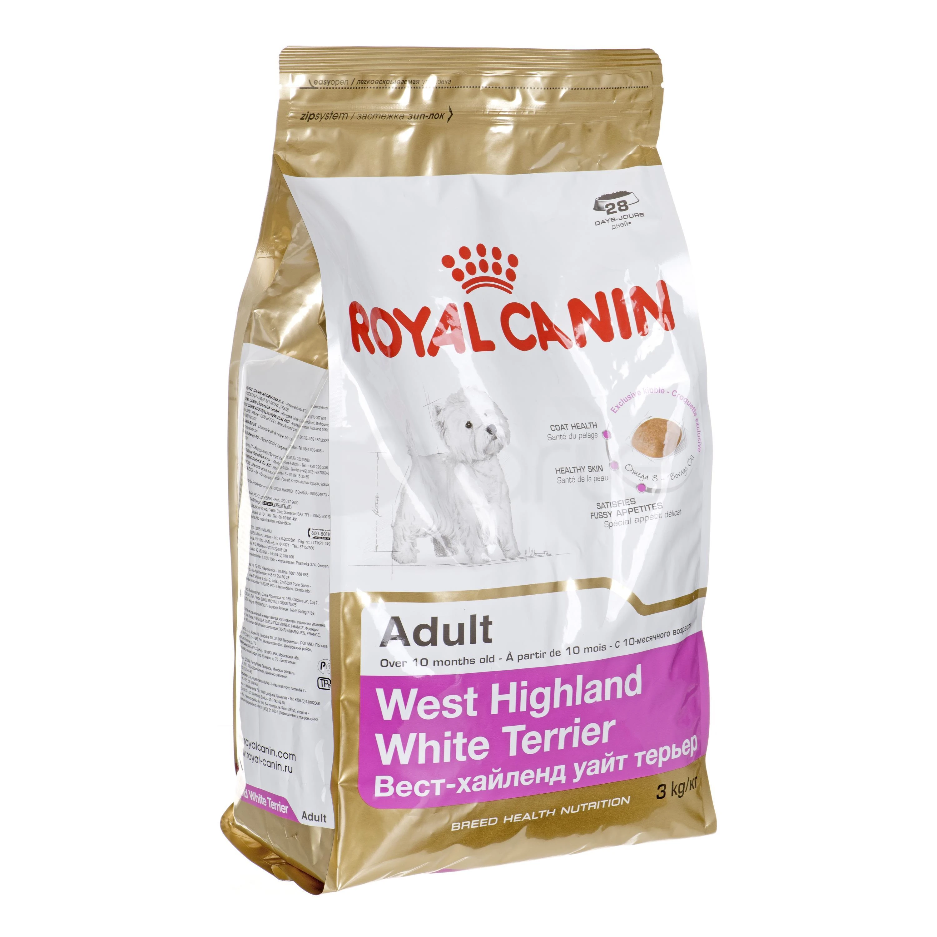 Royal Canin West Highland White Terrier Adult 3kg