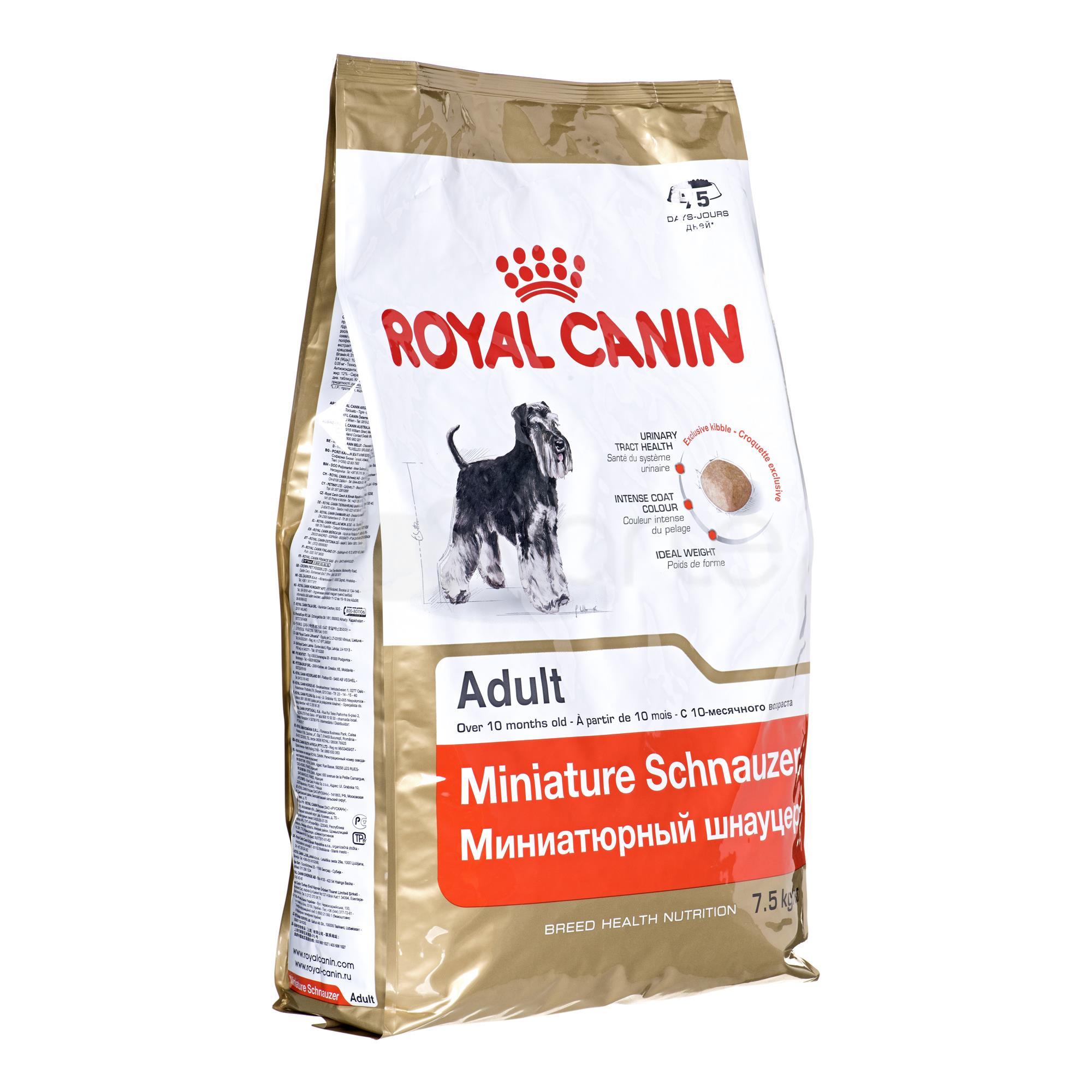 Royal Canin Miniature Schnauzer Adult 7,5kg