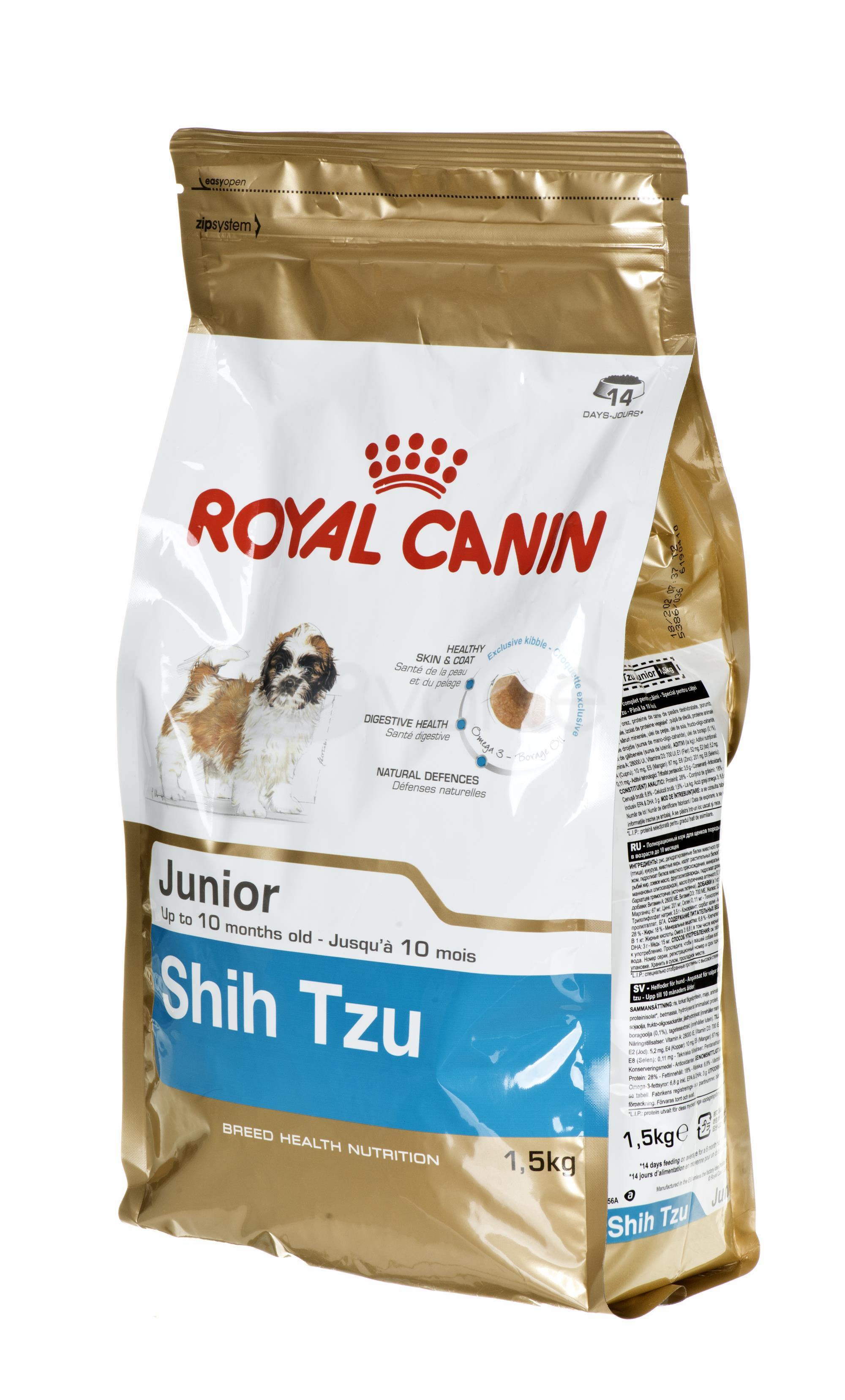 Royal Canin Shih Tzu Junior 1,5kg