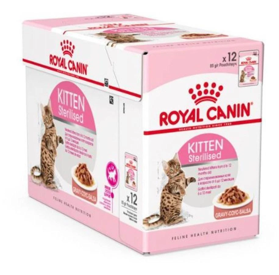 Drėgnas Kačių Maistas - Royal Canin Sterilised Gravy, 12x85g