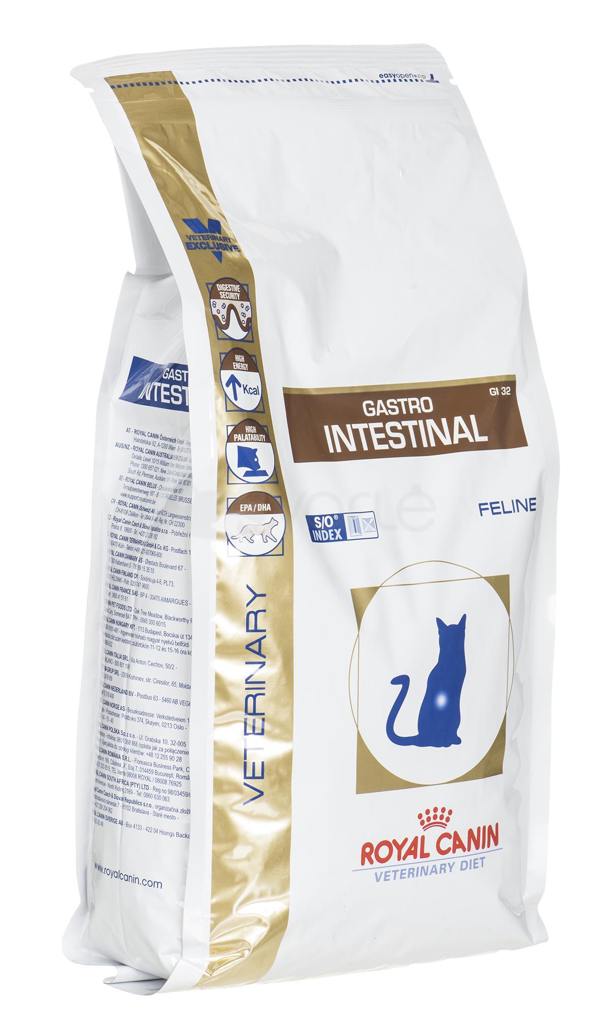 Royal Canin VD Cat Gastro Intestinal 2kg, modelis - AMABEZKAR0505, žema ...