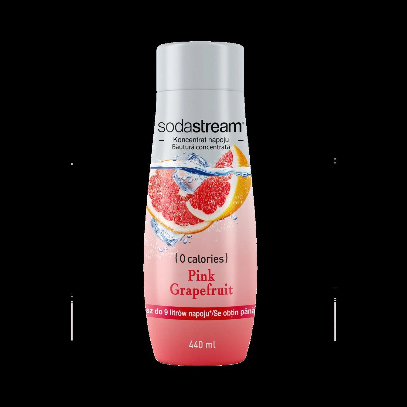 Greipfrutų skonio SodaStream Zero Pink Grapefruit sirupas, 440ml