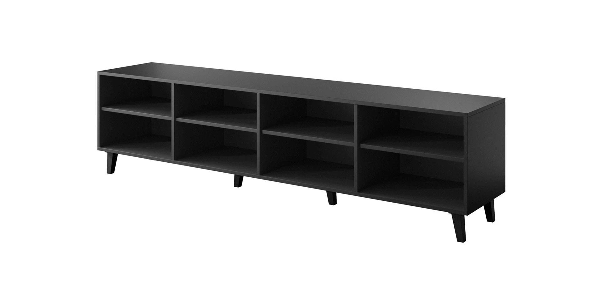 Laikiklis Cama Meble TV Spintelė - Etna 200x42x52, Juoda, Ąžuolas