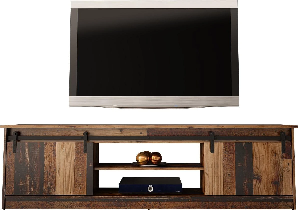 Laikiklis Cama Meble TV Spintelė - Granero 200x56.7x35 Senas Medis