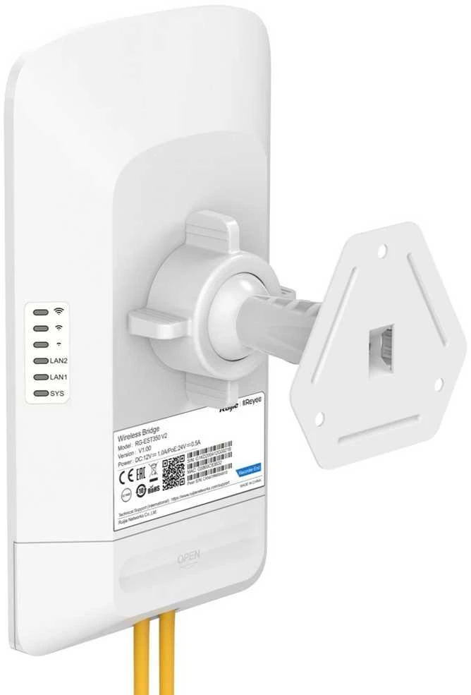 Maršrutizatorius Ruijie BEVIELIO WI-FI TILTAS RG-EST350-V2 Wi-Fi 5, 5 GHz REYEE