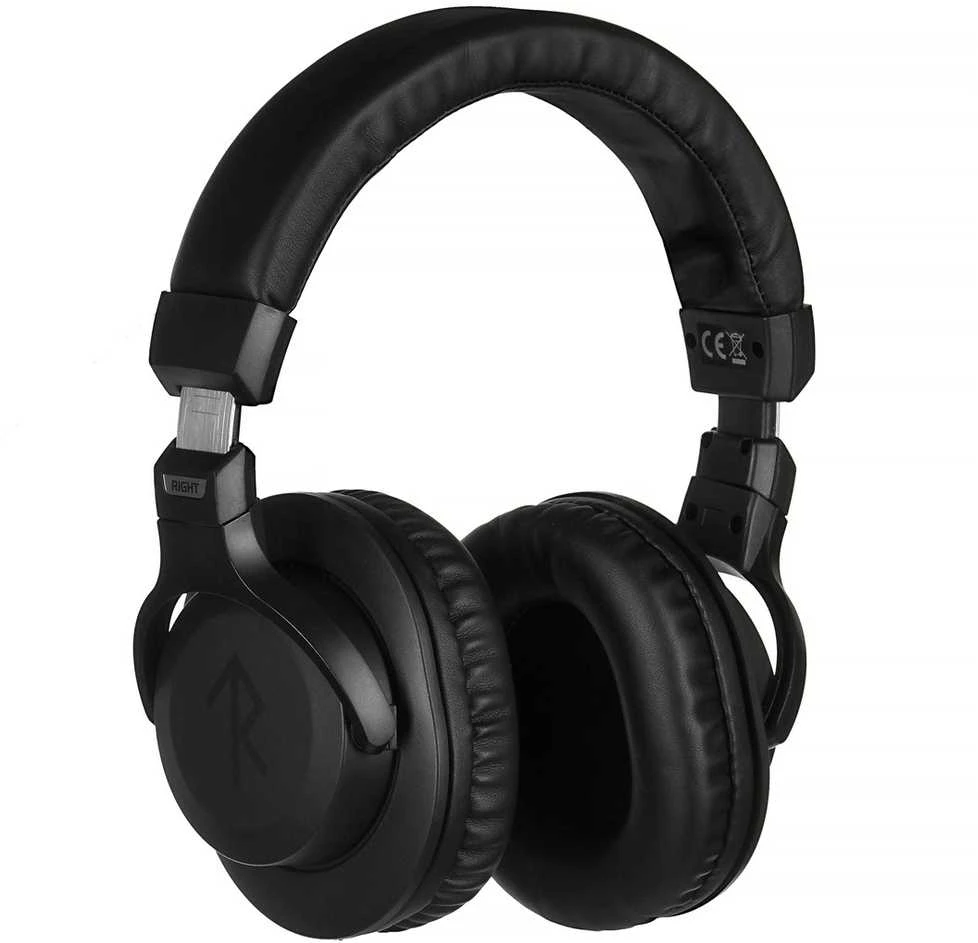 RuneTune R-801X juodos ausinės su paminkštinta galvos juosta