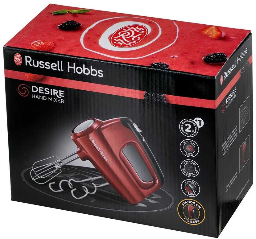 Plakiklis Maišytuvas Russell Hobbs 24670-56 Desire | 350W | raudona
