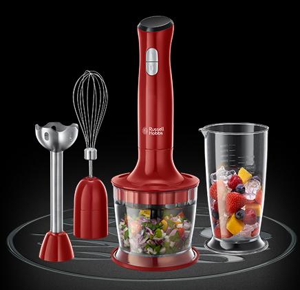 RUSSEL 24700-56 Maišytuvas Russell Hobbs 24700-56 3in1 Desire | 500W | raudona