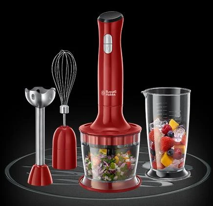 RUSSEL 24700-56 Maišytuvas Russell Hobbs 24700-56 3in1 Desire | 500W | raudona