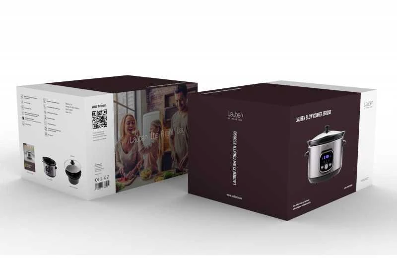 Daugiafunkcinis puodas Lauben Slow Cooker 3500SB pakuotė