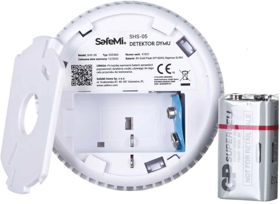 SafeMi SHS-05 dūmų detektorius