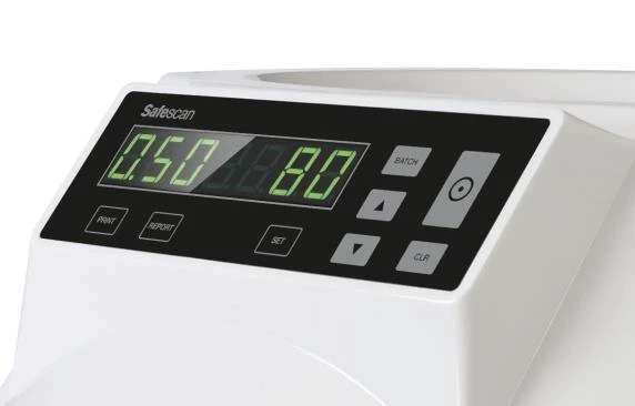 Monetų skaičiavimo ir rūšiavimo aparatas Safescan 1250 PLN Baltas