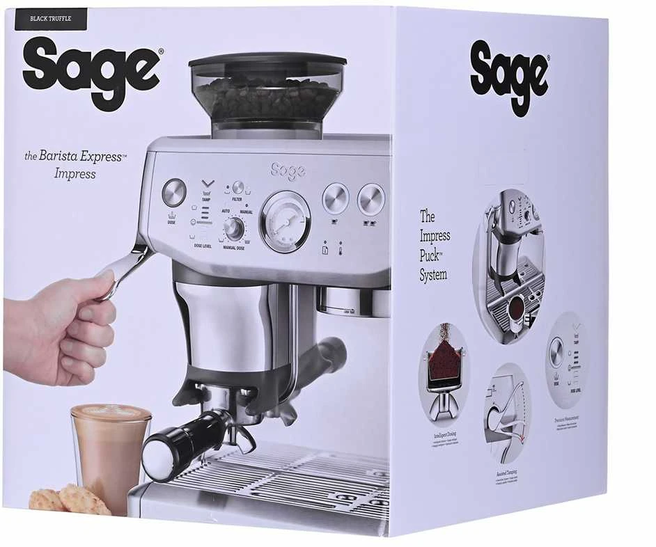 Sage The Barista Express Impress Pusiau automatinis Espresso Kavos aparatas 2 L