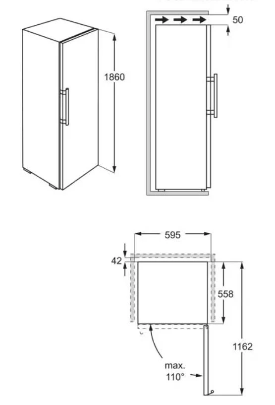Šaldytuvas Electrolux LNT7ME36K2