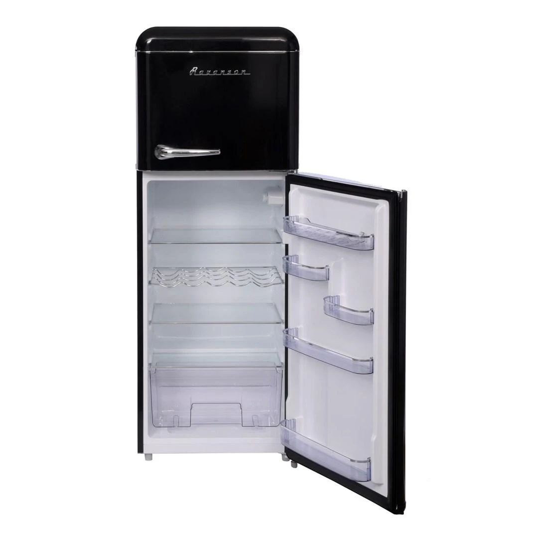 Šaldytuvas Ravanson LKK-210RB (545mm x 1470mm x 585 mm, 157l, Class A++, juodos spalvos)
