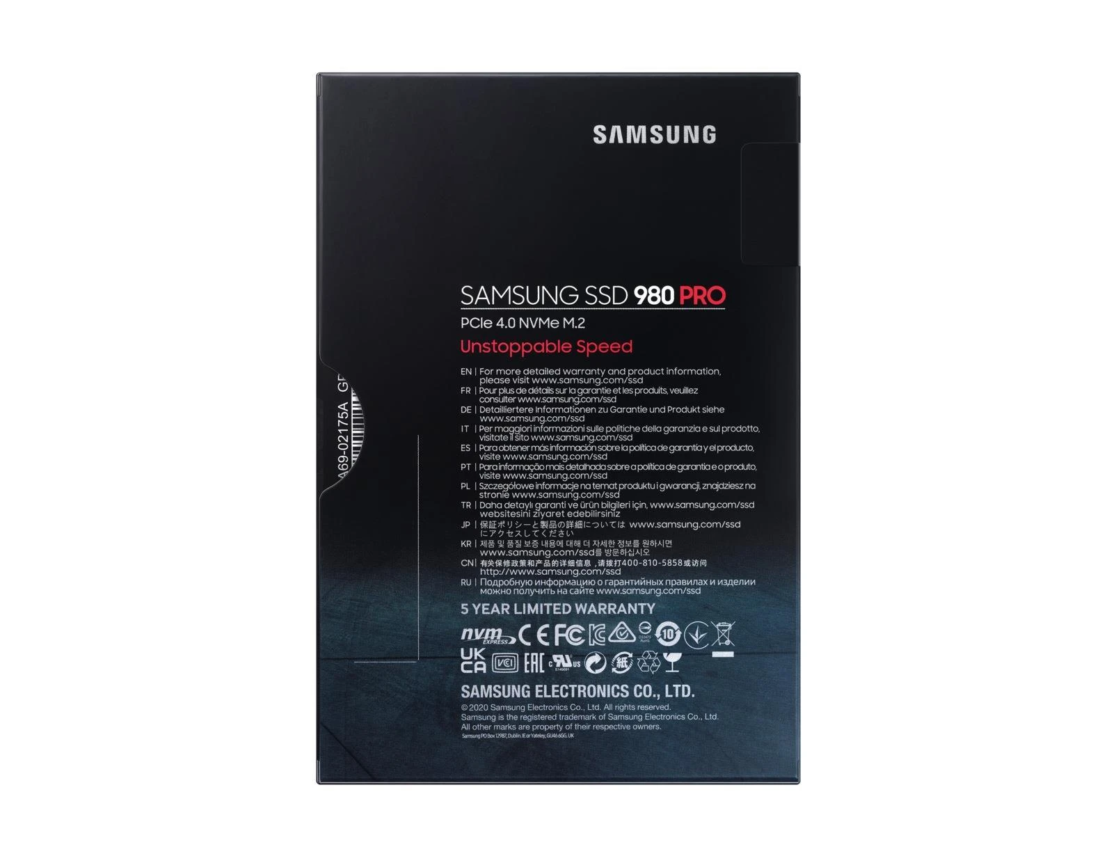 Kietasis diskas SSD SAMSUNG 980 Pro/1TB|M.2/NVMe/MZ-V8P1T0BW
