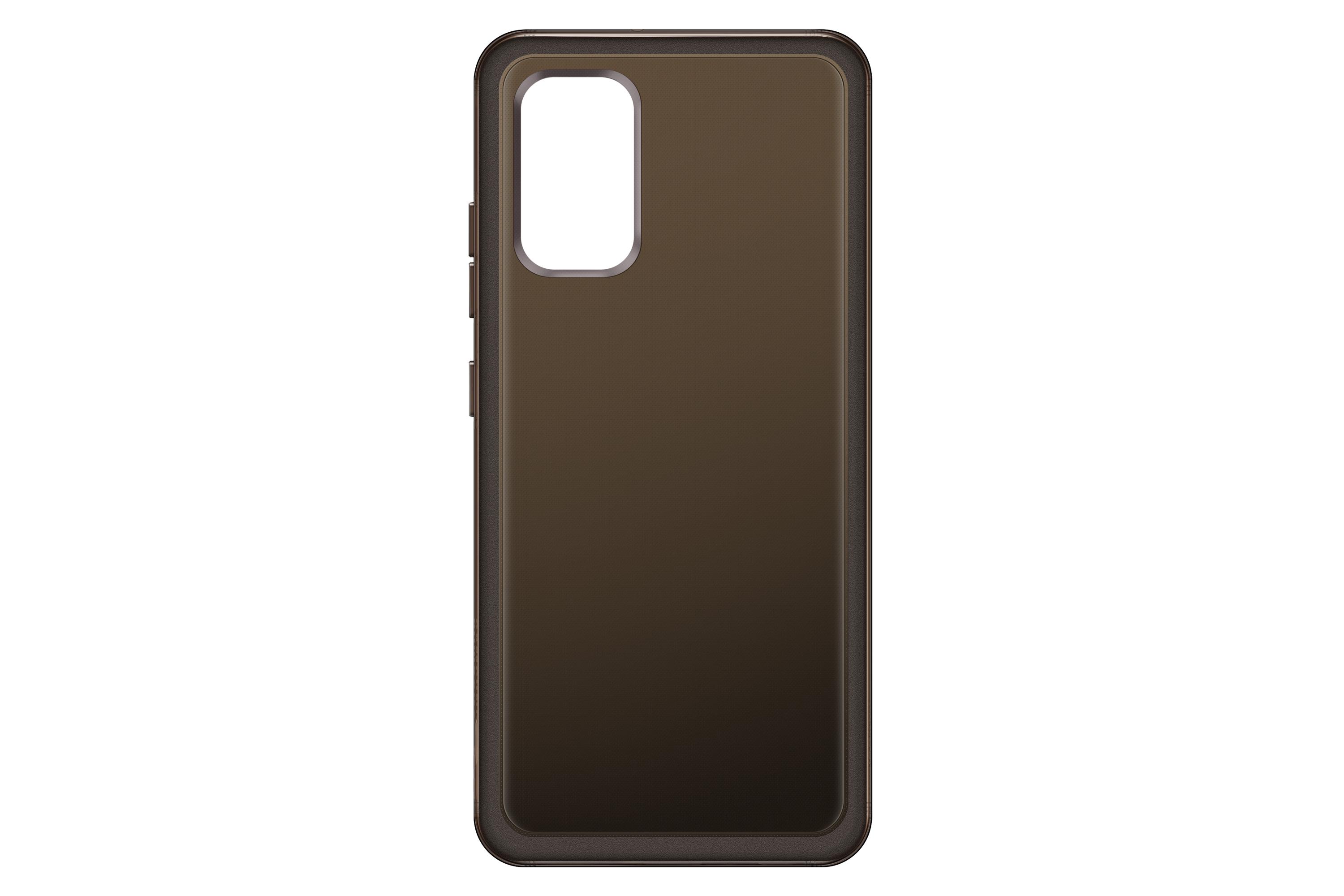 Dėklas QA325TBE minkštas skaidrus dangtelis, skirtas Samsung Galaxy A32 Juodas (Juodas)