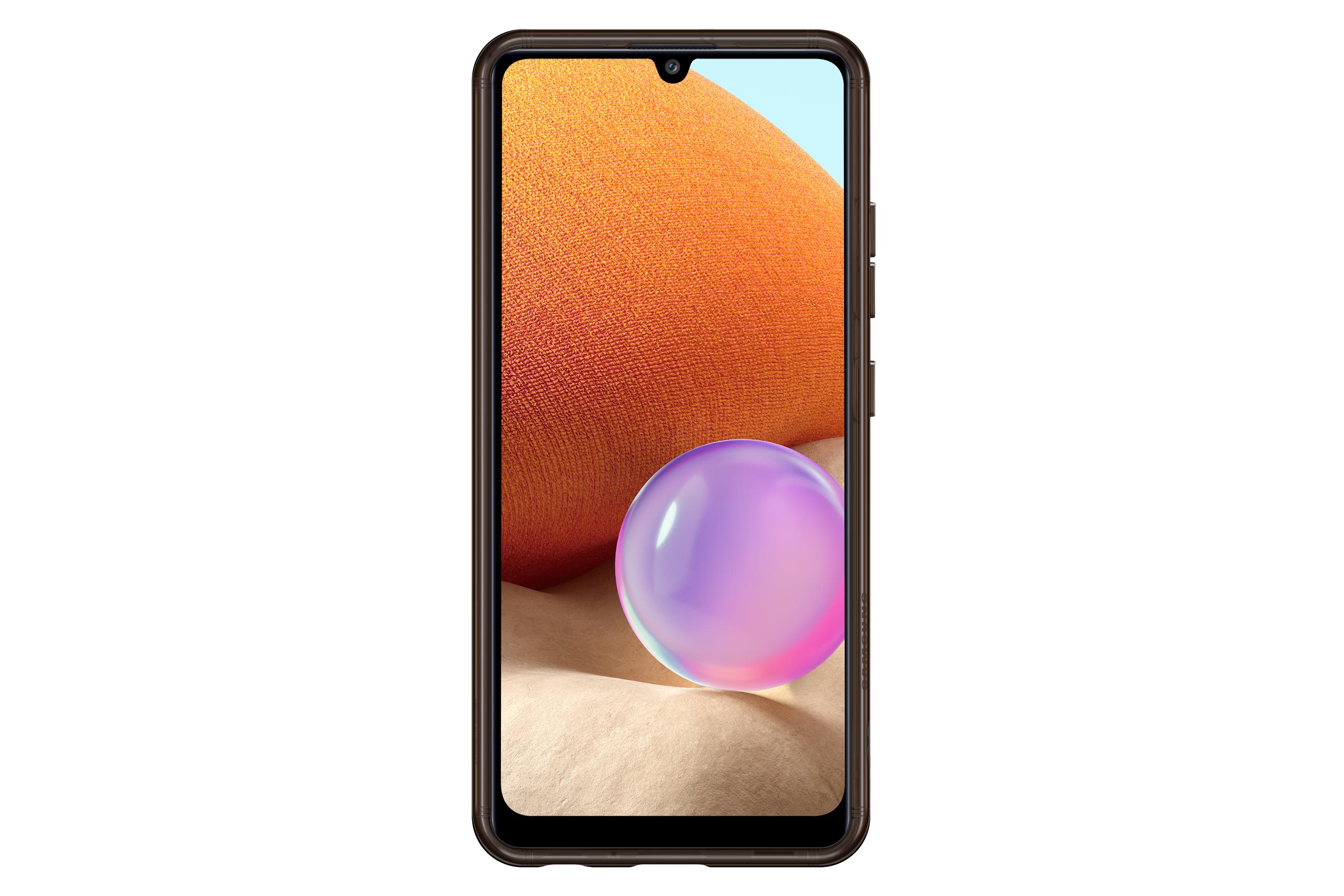 Dėklas QA325TBE minkštas skaidrus dangtelis, skirtas Samsung Galaxy A32 Juodas (Juodas)