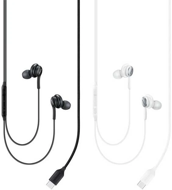 Į ausis dedamos ausinės Samsung IC100BWE Earphones Type-C, Baltos