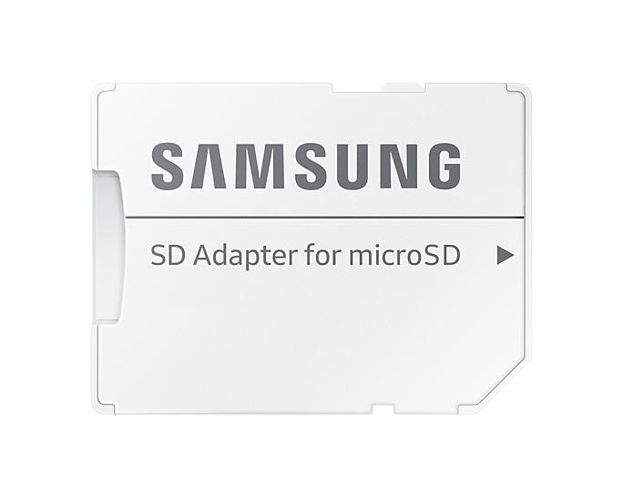 Atminties kortelė Samsung Micro SD Card EVO PLUS 512 GB Micro SDXC Flash atminties klasė 10 SD adapter/Baltos spalvos