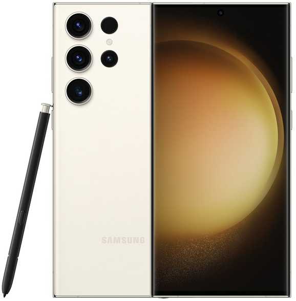 SAMSUNG Galaxy S23 Ultra 5G 12+1TB smėlio spalvos, modelis - SM 