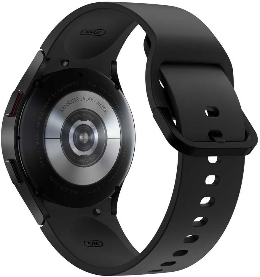 Išmanusis laikrodis Samsung Galaxy Watch 4 Aliuminio 40mm LTE Juodas (SM-R865FZK)