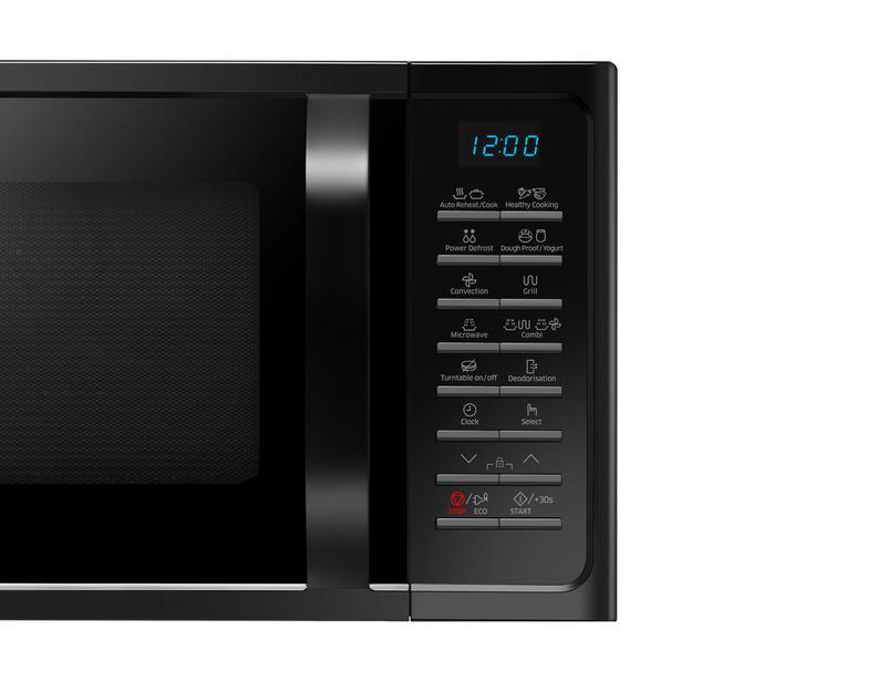 Samsung Mikrobangų krosnelė MC28H5015AK 28 L, Grilis, Konvekcija, Elektroninė, 1400 W, Juodas, Laisvai stovi, Atitirpinimo funkcija
