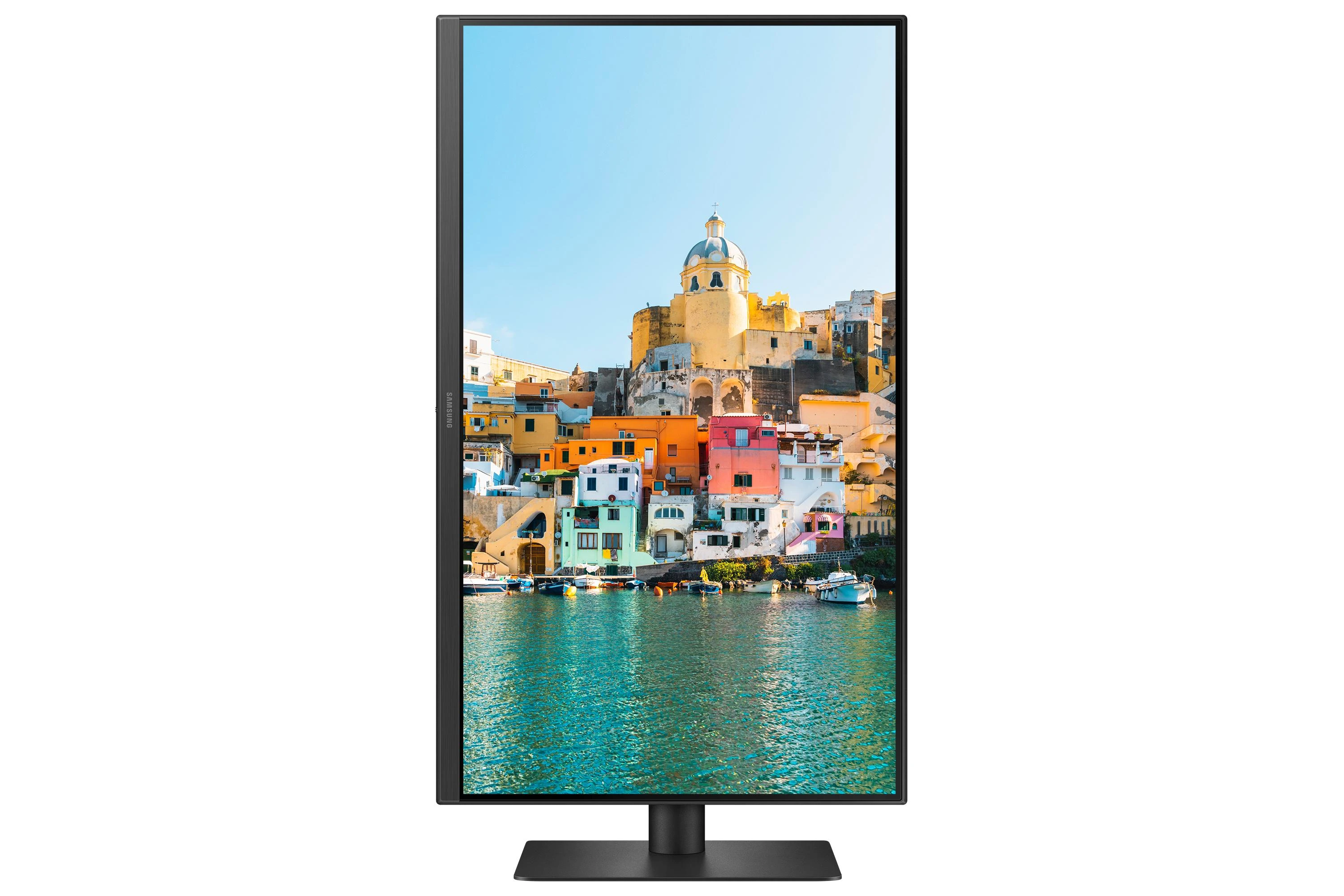Monitorius SAMSUNG LS24A400UJUXEN 24 colių 1920x1080 IPS 16:9 5ms be belaidžio HAS / pasukamas / pasukamas / pakreiptas HDMI / DP / USB-C DOKAS 65 W USB3 šakotuvas VESA 100