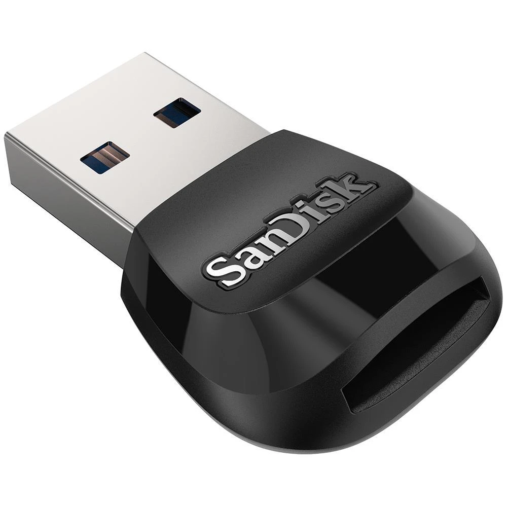 „SanDisk USB 3.0 Micro SD“ / „Micro SDHC“ / „Micro SDXC“ UHS-I skaitytuvas / rašiklis, palaikantis didesnį perdavimo greitį; EAN: 619659169039