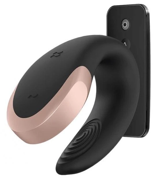 „Satisfyer“ „SATISFIER DOUBLE LOVE CONNECT“ programėlė Juodas
