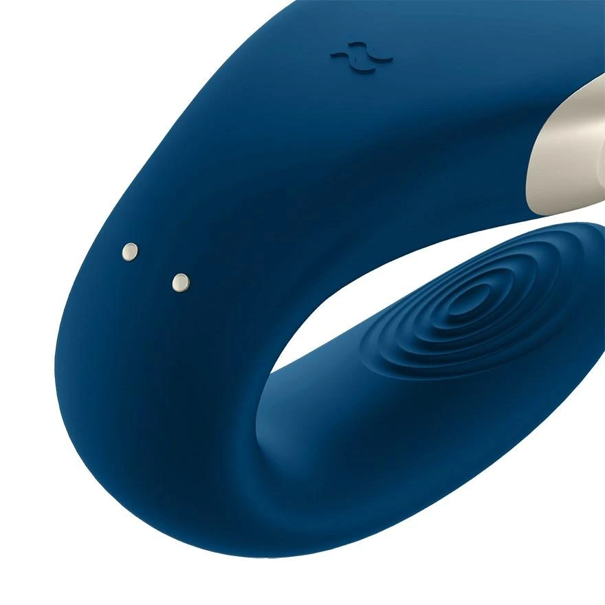 „SATISFYER DOUBLE LOVE CONNECT“ PROGRAMĖLĖ MĖLYNA