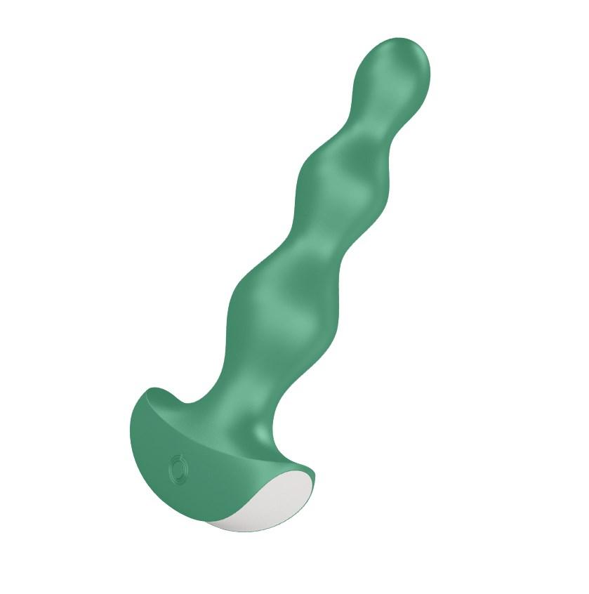 Satisfyer Lolli Plug 2 Analinis vibratorius, žalias silicis, 1 vnt.