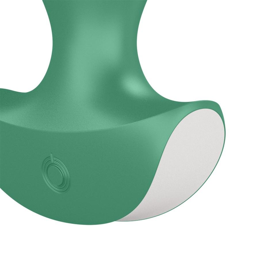 Satisfyer Lolli Plug 2 Analinis vibratorius, žalias silicis, 1 vnt.